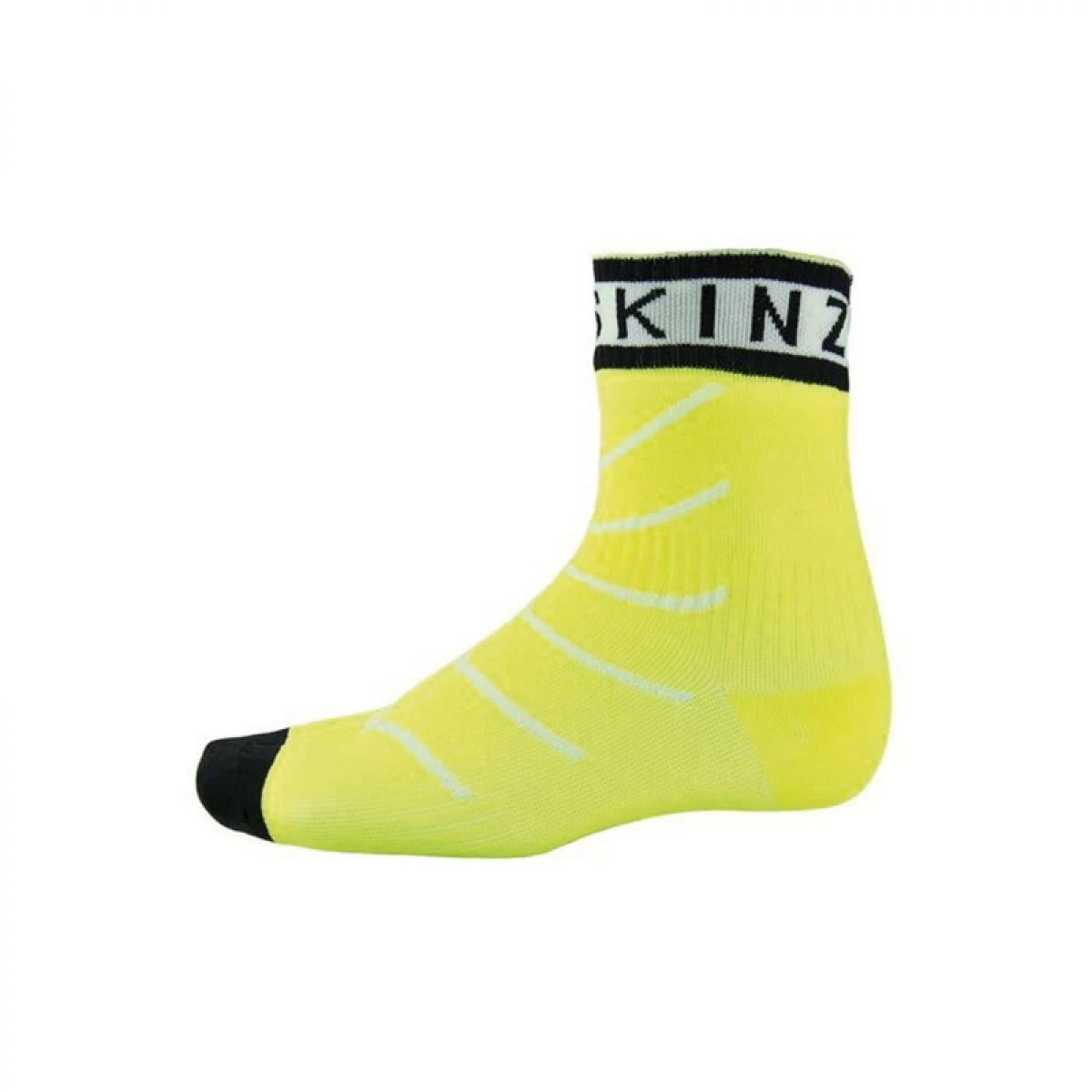 SealSkinz Thin Chaussettes Imperméables Courtes Hydrostop Jaune – Image 3