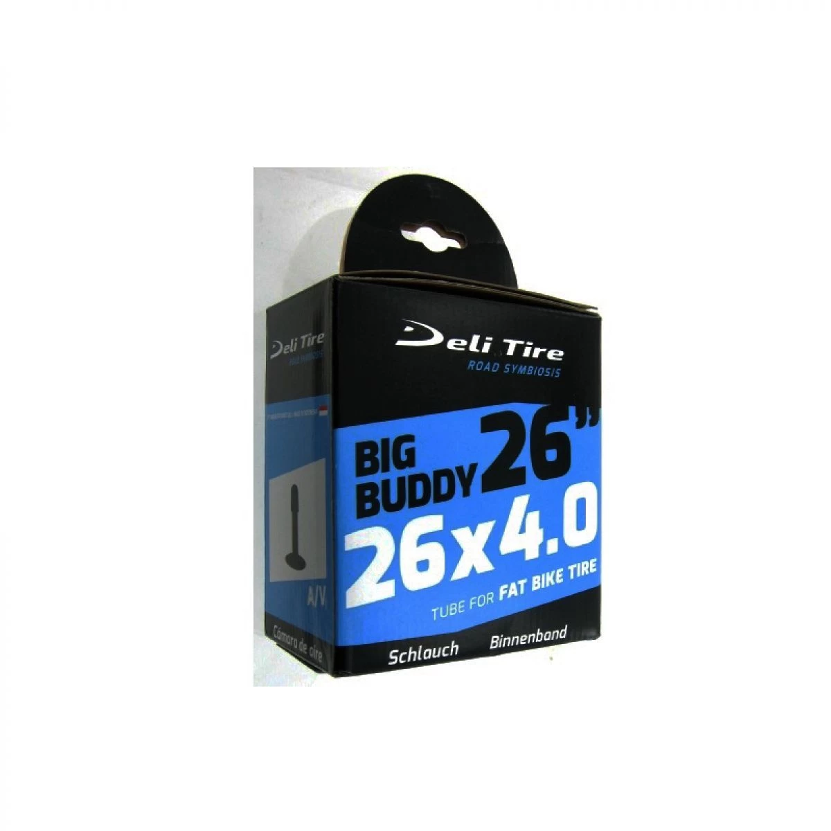 Deli Chambre à Air 26x4.00 Fat Bike Schrader